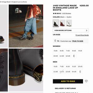 Made in England Doc Martens - Great Condition! (Box Included!)